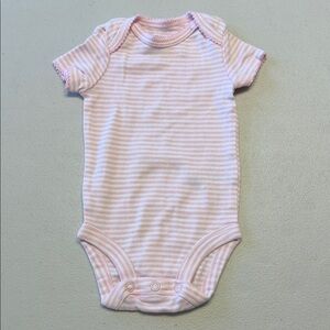 Carters Just One You Pink Striped Bodysuit